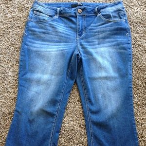 1822 Demin Capri Jeans Plus Size 16
